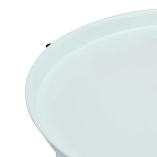 Foto 3 | Mesa Auxiliar De Almacenamiento Amazon Basics Redonda Con Cesta De Tela - Venta Internacional.