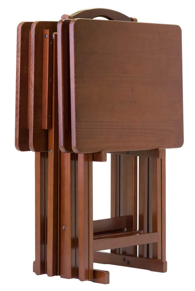 Foto 3 pulgar | Juego De 5 Piezas Snack Table Winsome Alex Walnut Con Estante De Almacenamiento - Venta Internacional.