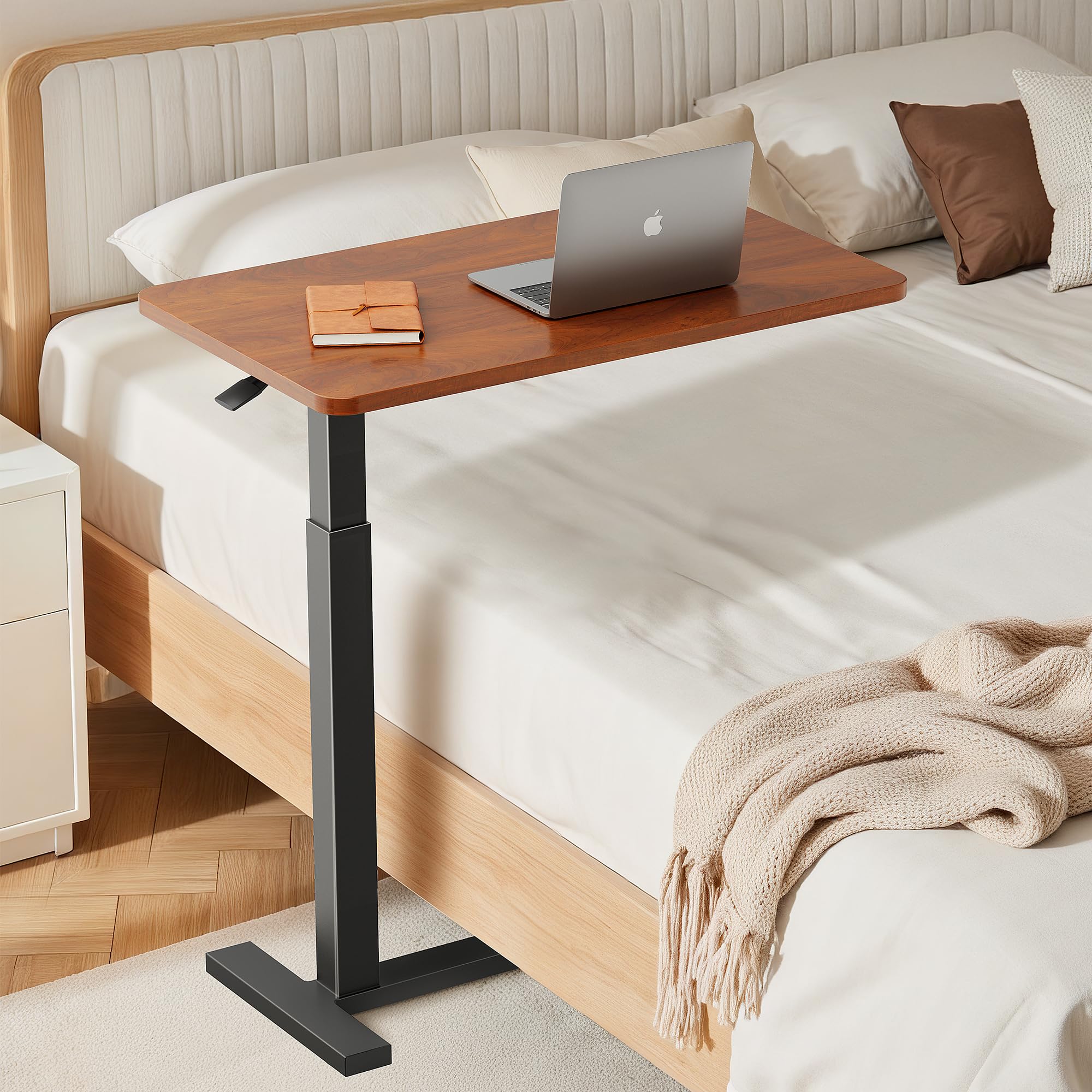 Foto 3 pulgar | Mesita De Noche Ajustable Sobre La Cama Simple Deluxe Brown - Venta Internacional.