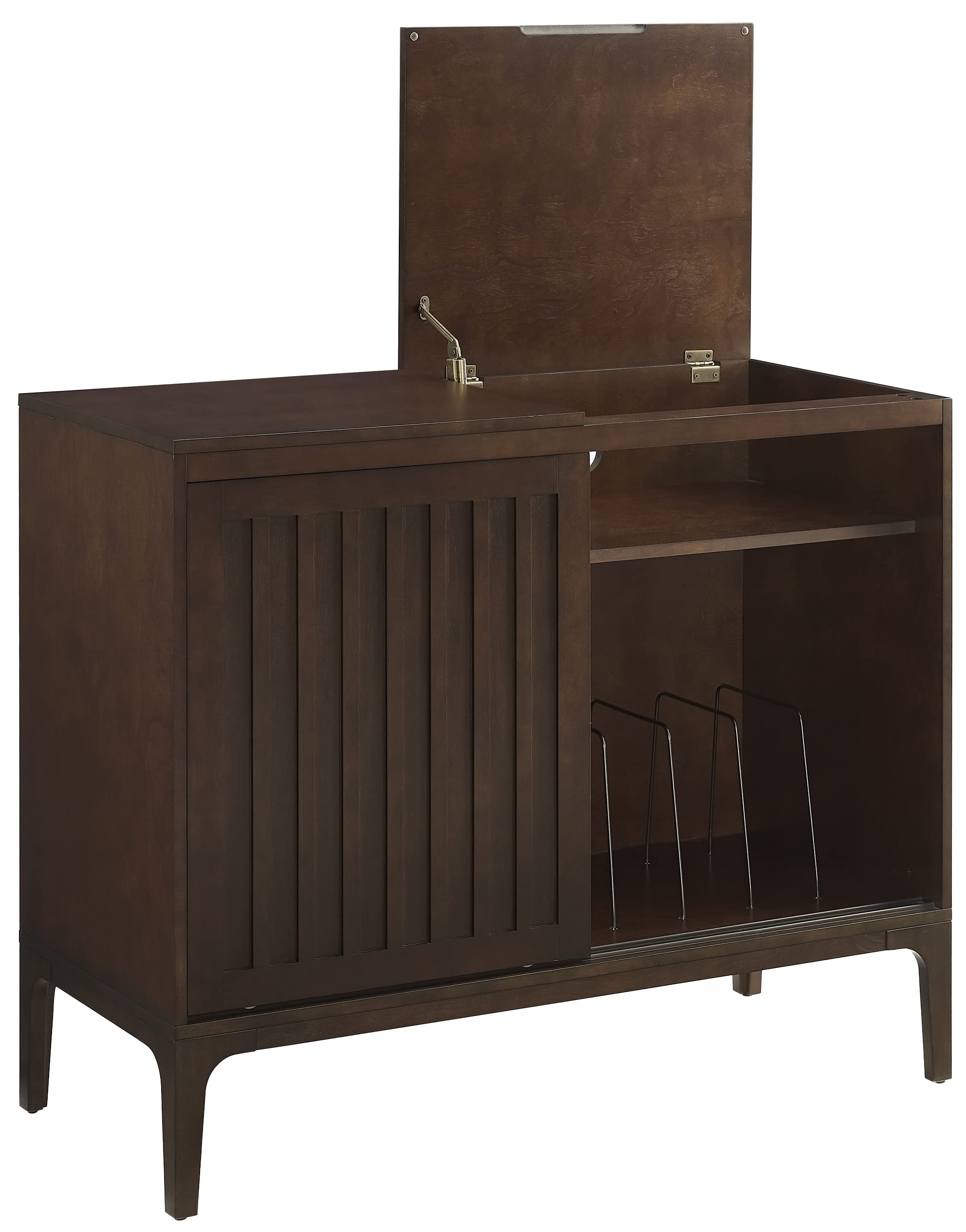Foto 7 pulgar | Soporte Para Consola Multimedia Y Tocadiscos Crosley Asher Brown - Venta Internacional.