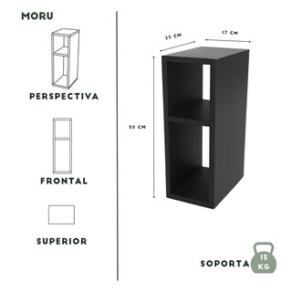 Foto 7 | Mesa Auxiliar Flex, Moru, Negra