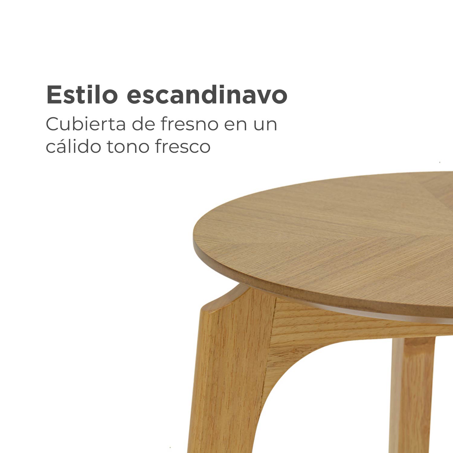 Foto 4 | Mesa Auxiliar Relan Bora Café Claro