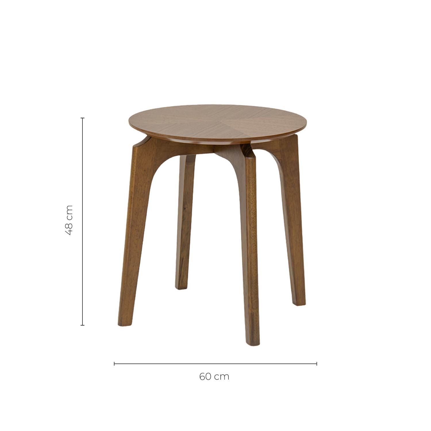 Foto 4 pulgar | Mesa Auxiliar Relan Bora Café Oscuro