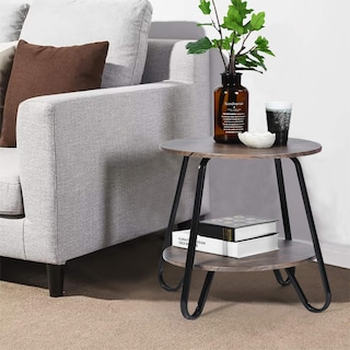 Foto 8 | Mesa De Centro Furniturer Konya Marrón 46 X 46 X 45 Cm