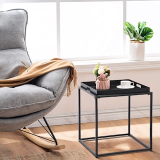 Foto 1 | Mesa De Centro Furniturer Tamerton Negro