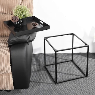 Foto 2 | Mesa De Centro Furniturer Tamerton Negro