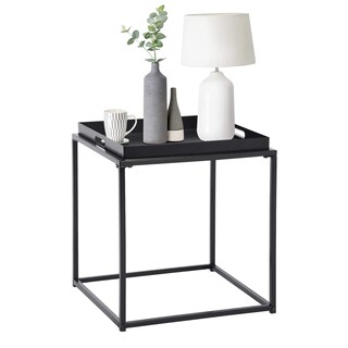 Foto 4 | Mesa De Centro Furniturer Tamerton Negro