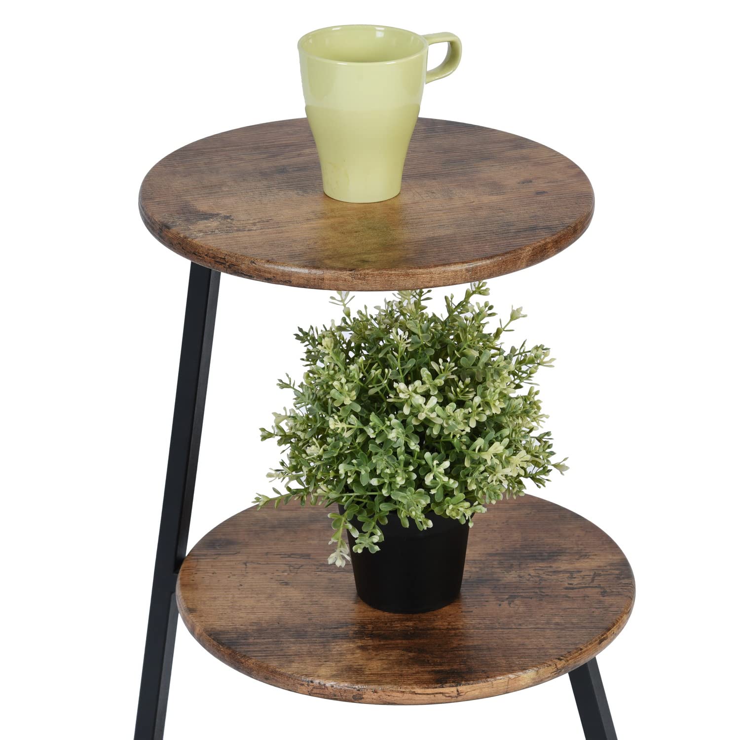Foto 7 pulgar | Mesa De Centro Furniturer Saffir Marrón 38 X 38 X 61 Cm