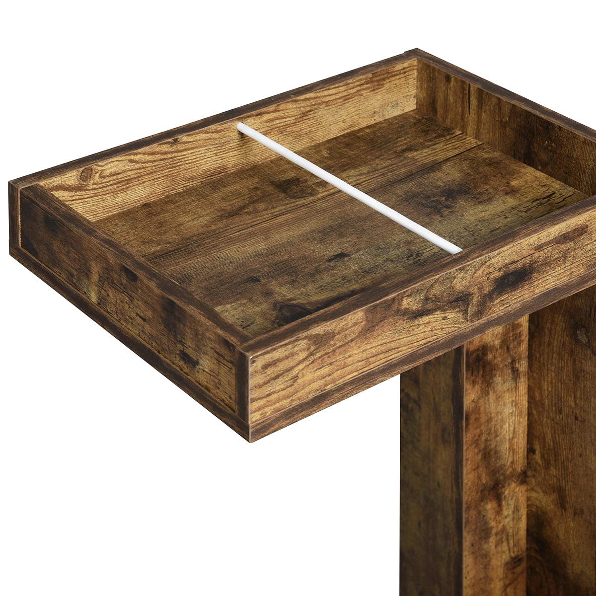 Foto 5 pulgar | Mesa De Centro Furniturer Holden Marrón 73 X 30 X 40 Cm