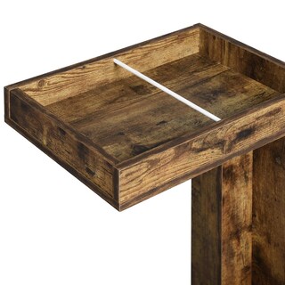 Foto 4 | Mesa De Centro Furniturer Holden Marrón 73 X 30 X 40 Cm