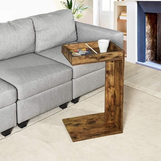 Foto 8 | Mesa De Centro Furniturer Holden Marrón 73 X 30 X 40 Cm