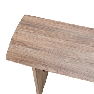 Foto 5 | Consola Con Doble Base Curva Y Cubierta De Madera Veteada – Bossa Reni