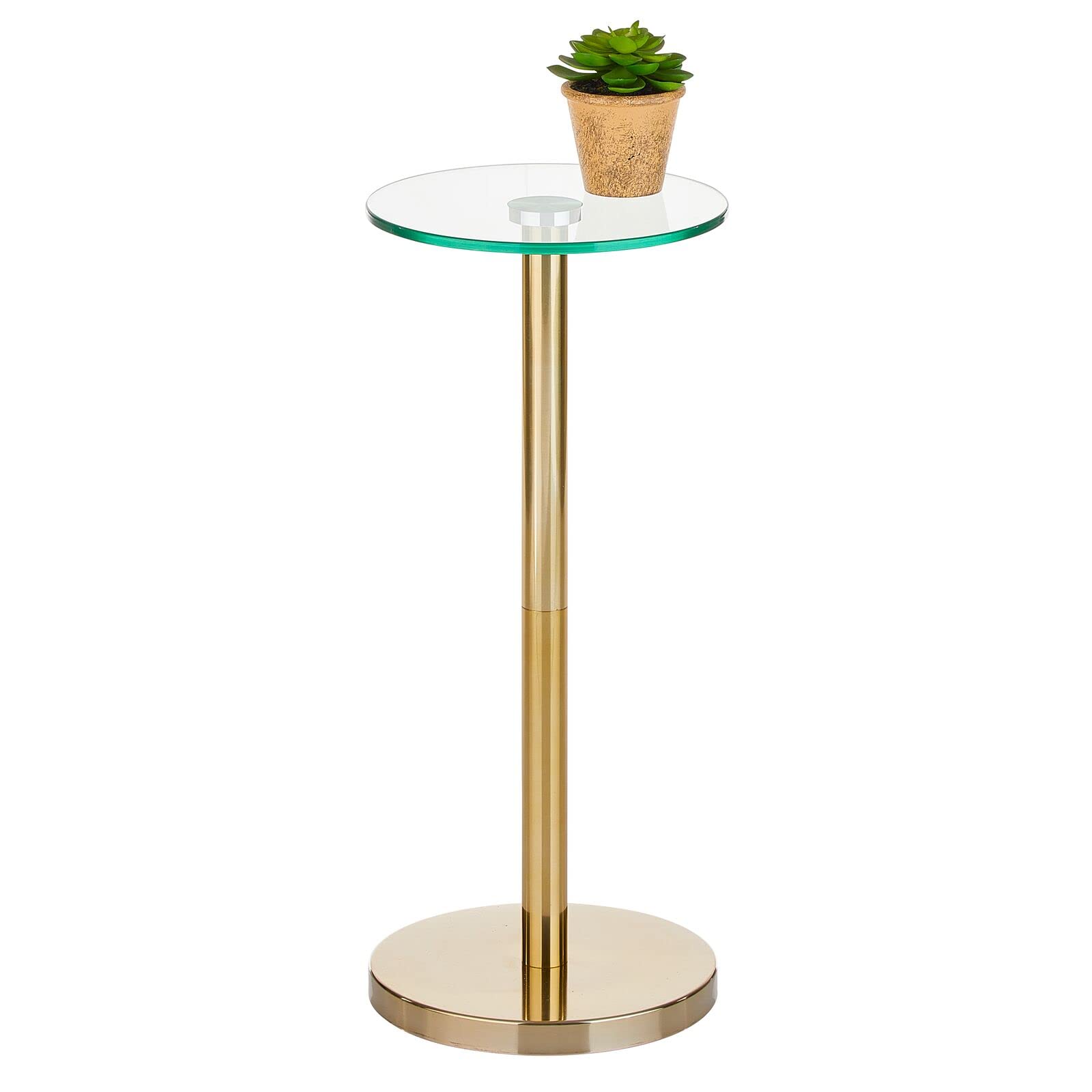 Foto 7 pulgar | Mesa Lateral Y Auxiliar Para Bebidas Con Diseño En M  Tapa De Cristal  Pequeña Y Moderna  9 Pulgadas - Venta Intern