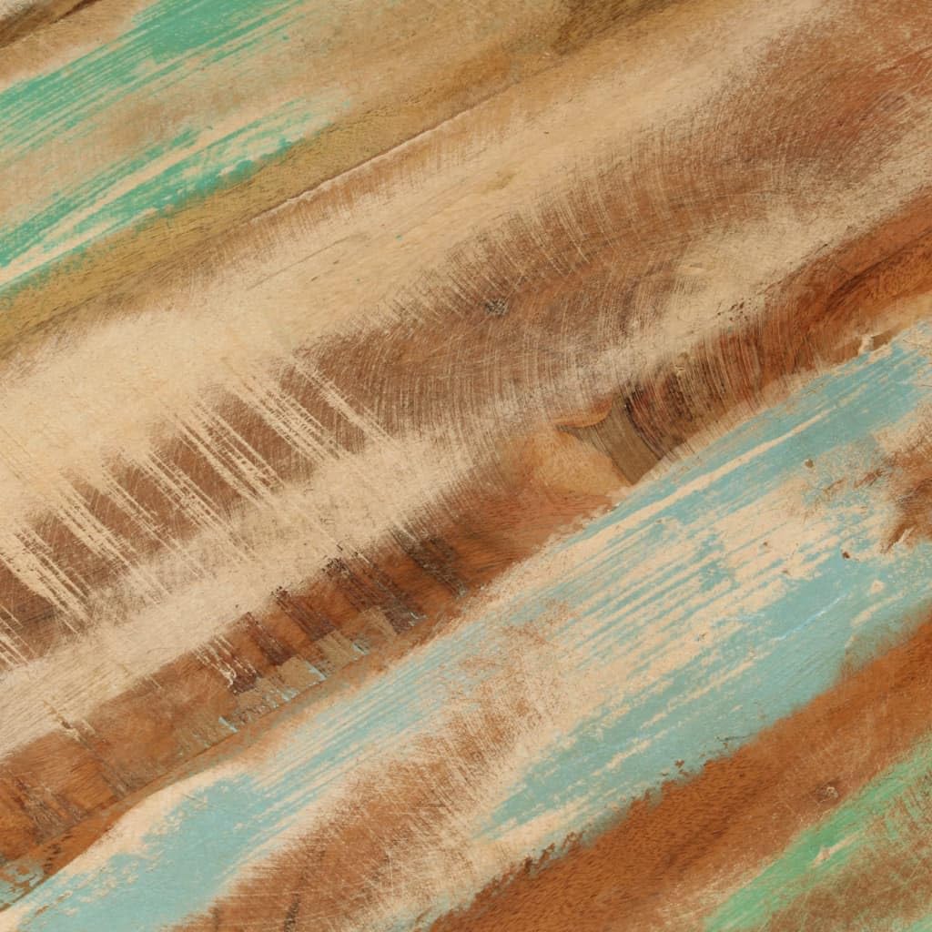 Foto 5 | Mesita Vidaxl Multicolor Industrial Ø50x35cm Madera Recuperada - Venta Internacional.