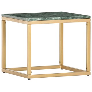 Foto 6 | Mesa De Café Vidaxl Green Real Stone Con Textura De Mármol - Venta Internacional.