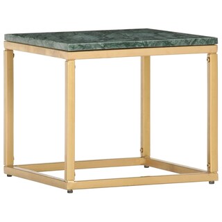 Foto 7 | Mesa De Café Vidaxl Green Real Stone Con Textura De Mármol - Venta Internacional.