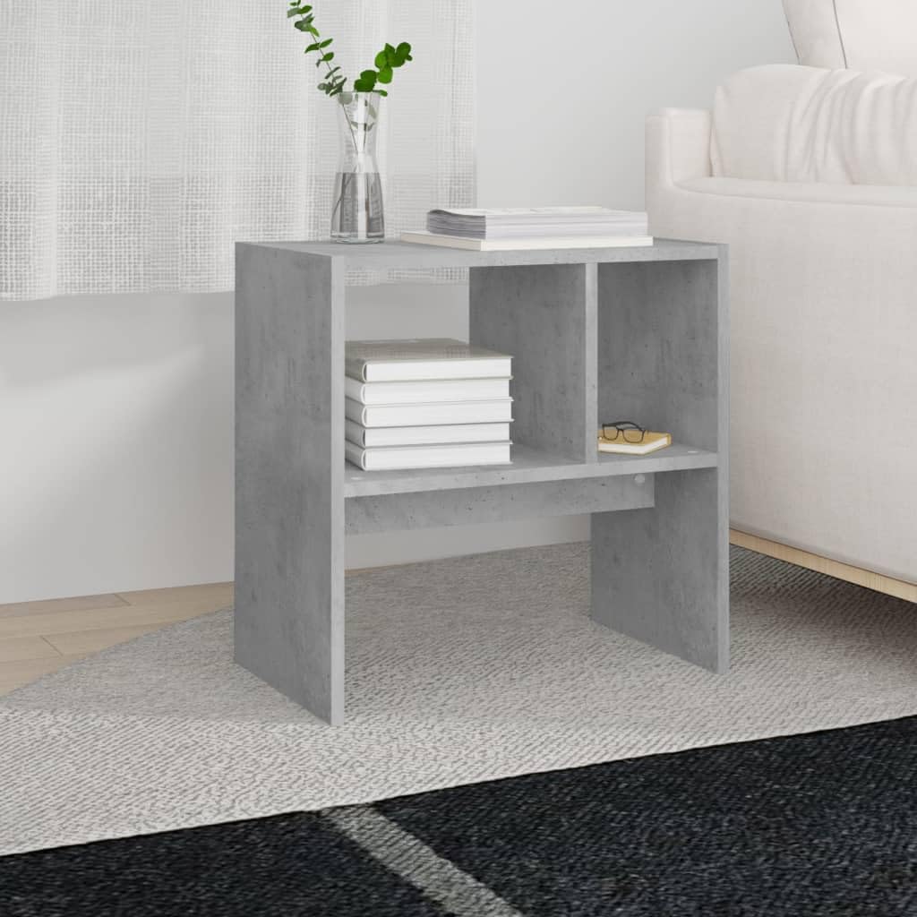 Foto 5 pulgar | Mesa Auxiliar Vidaxl Concrete Grey 50x30x50 Cm Madera De Ingeniería - Venta Internacional.