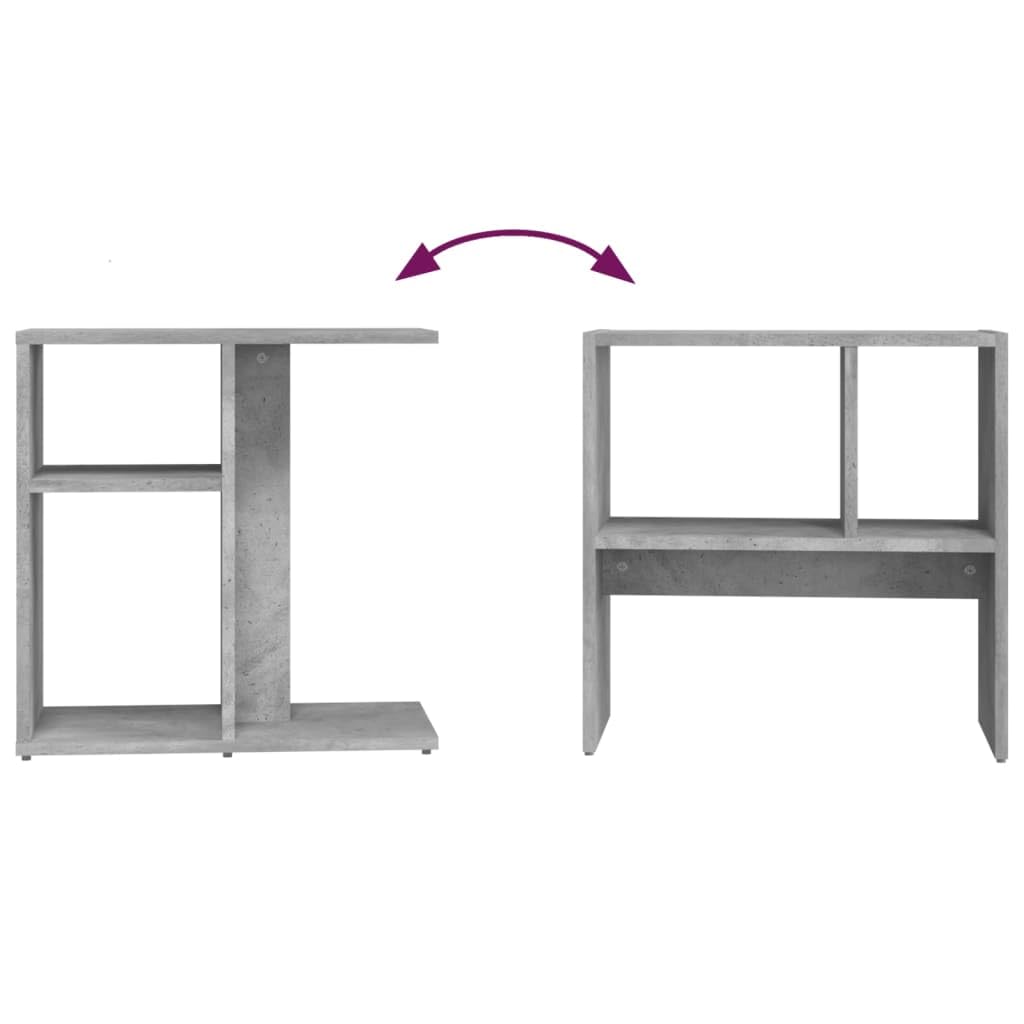 Foto 8 pulgar | Mesa Auxiliar Vidaxl Concrete Grey 50x30x50 Cm Madera De Ingeniería - Venta Internacional.