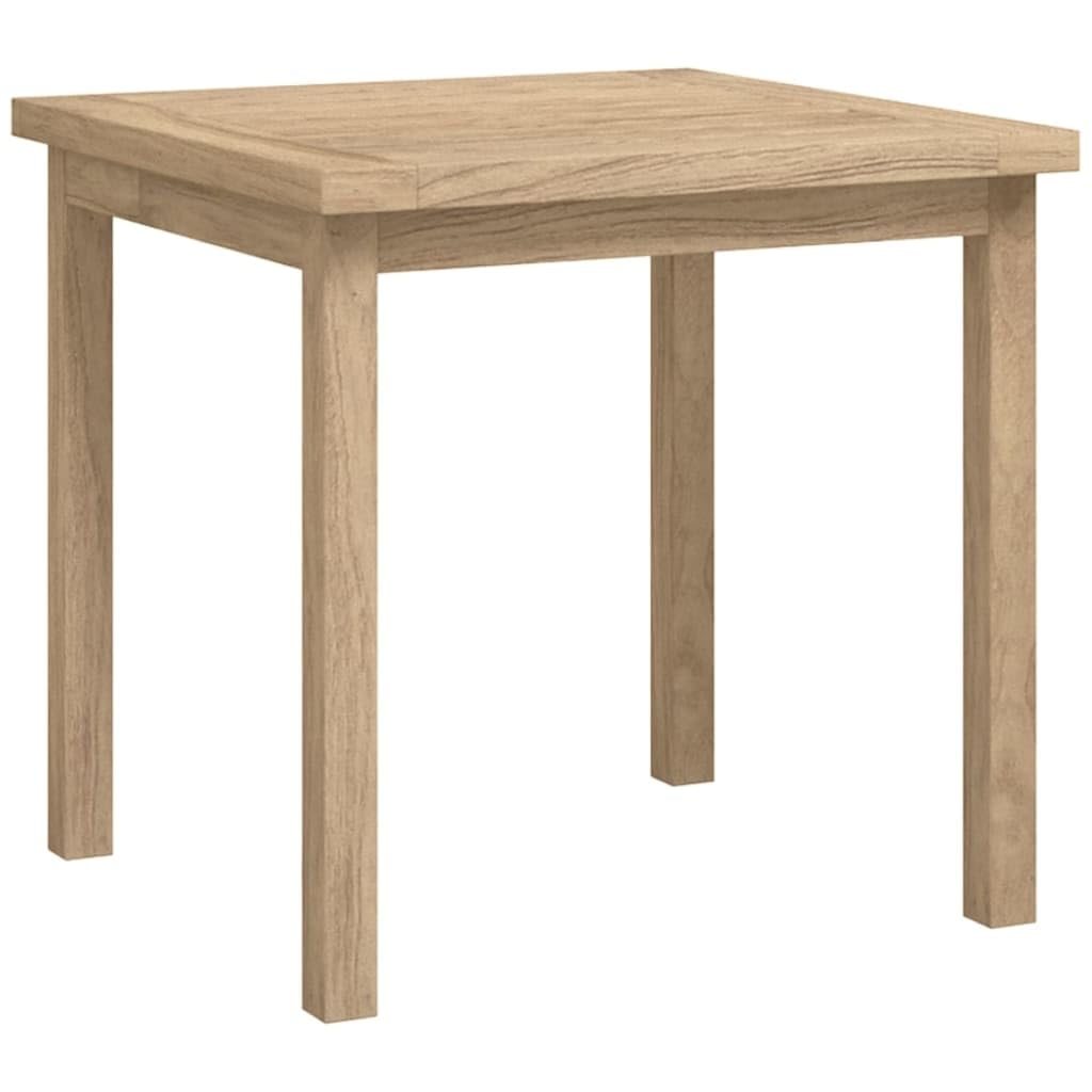 Foto 2 pulgar | Mesa Auxiliar Vidaxl De Madera Maciza De Teca  45 X 45 X 45 Cm  Color Marrón - Venta Internacional.