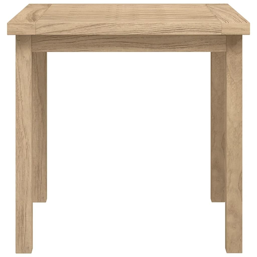 Foto 5 pulgar | Mesa Auxiliar Vidaxl De Madera Maciza De Teca  45 X 45 X 45 Cm  Color Marrón - Venta Internacional.