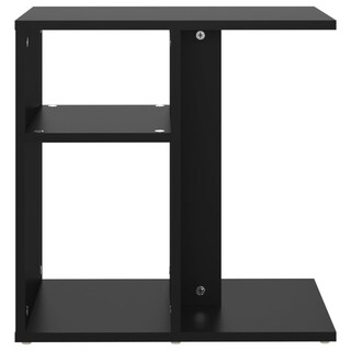 Foto 5 | Mesa Auxiliar Vidaxl Negra 50x30x50 Cm Madera Mecanizada - Venta Internacional.