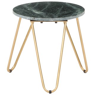 Foto 1 | Mesa De Café Vidaxl Green Real Stone Con Textura De Mármol - Venta Internacional.