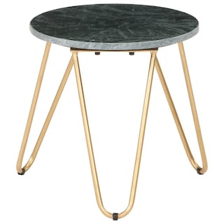 Foto 4 | Mesa De Café Vidaxl Green Real Stone Con Textura De Mármol - Venta Internacional.