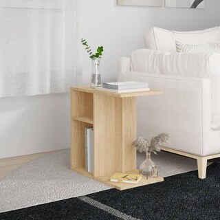 Foto 2 | Mesa Auxiliar Vidaxl Sonoma Oak 50x30x50 Cm Madera Mecanizada - Venta Internacional.
