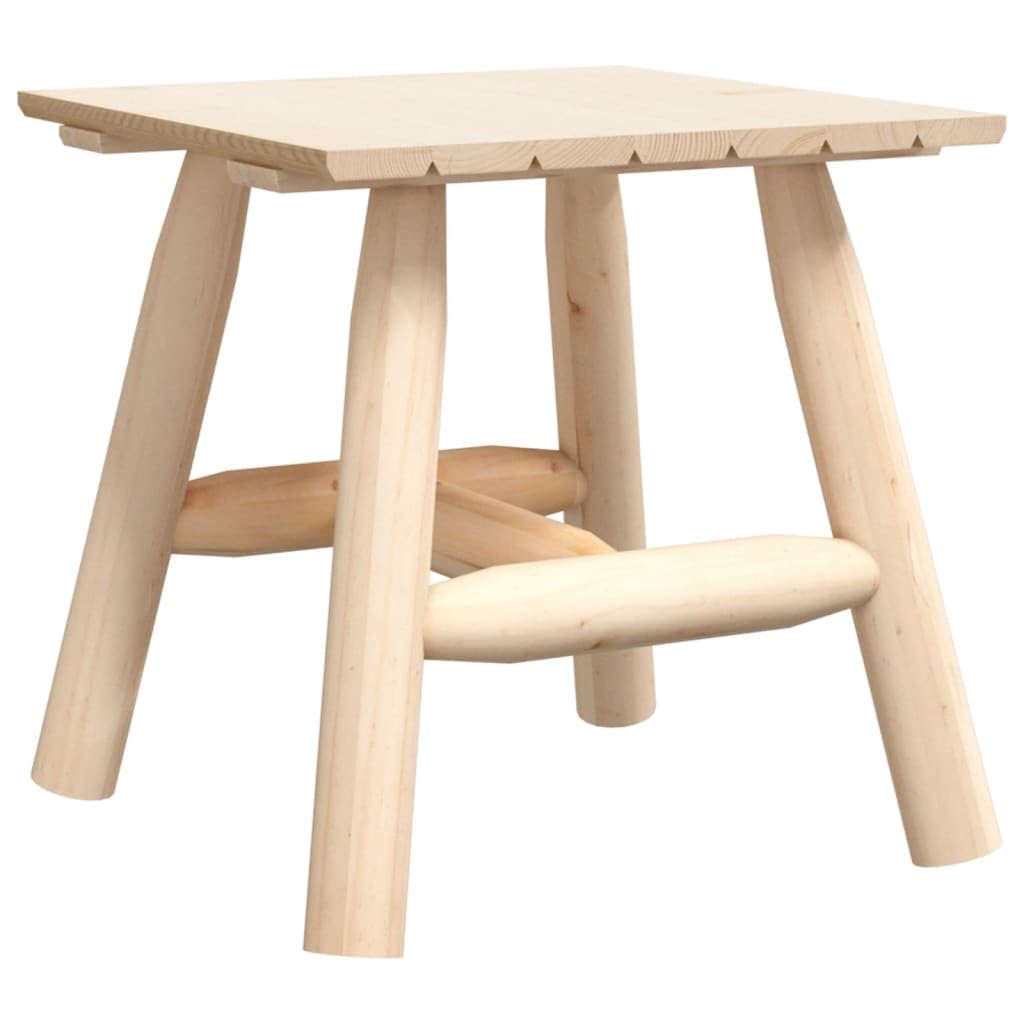 Foto 1 | Mesa Auxiliar Vidaxl De Madera Maciza De Abeto  Color Marrón  Para Exteriores - Venta Internacional.