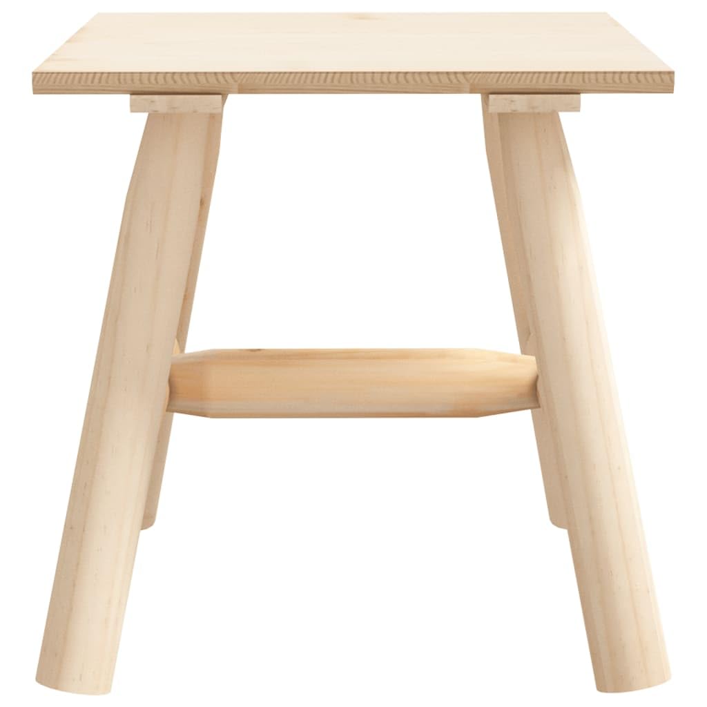 Foto 4 | Mesa Auxiliar Vidaxl De Madera Maciza De Abeto  Color Marrón  Para Exteriores - Venta Internacional.