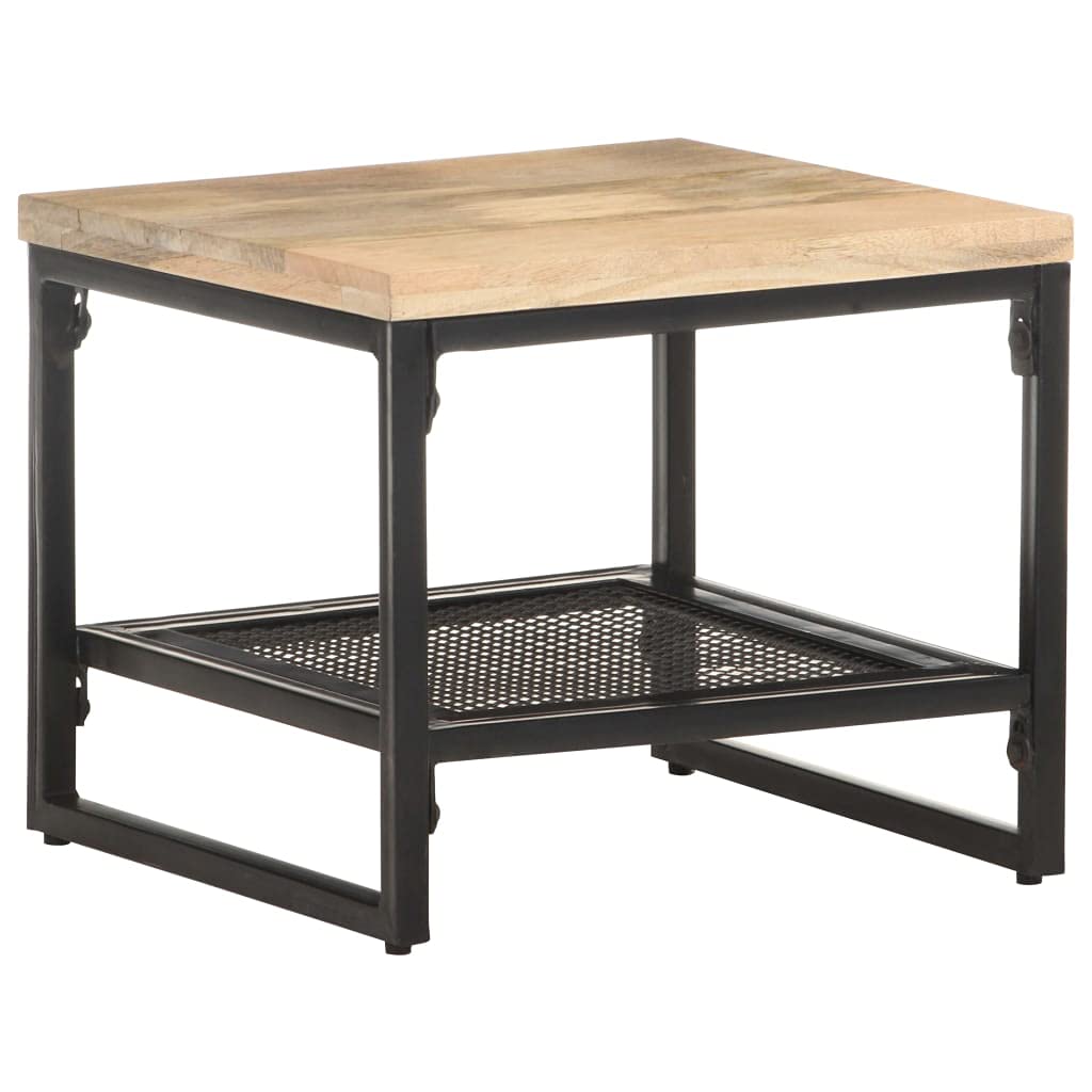 Foto 7 pulgar | Mesa Auxiliar Vidaxl  Estilo Granja  Madera Maciza De Mango Rugoso - Venta Internacional.