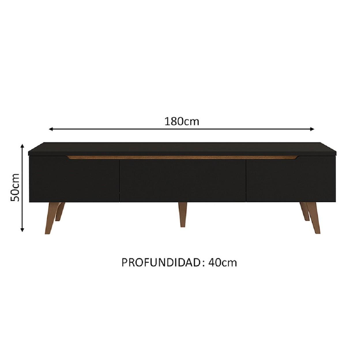 Foto 4 pulgar | Mueble para Tv Madesa Reims Negro