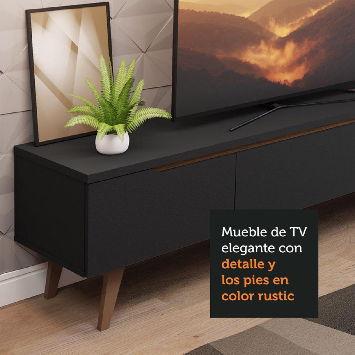 Foto 8 pulgar | Mueble para Tv Madesa Reims Negro