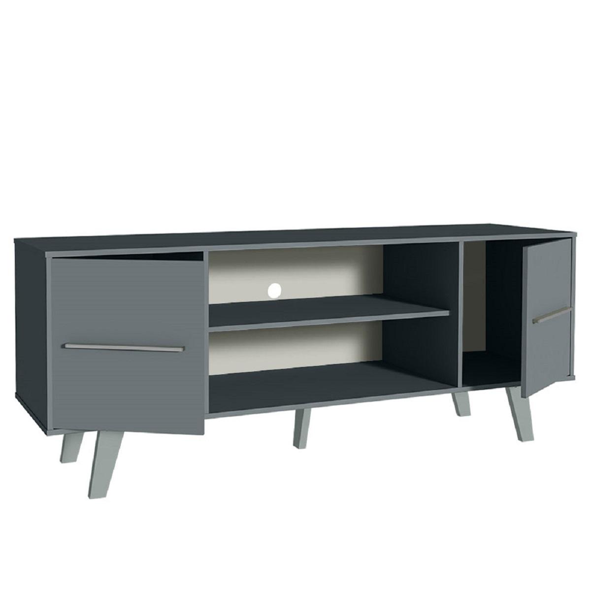 Foto 5 pulgar | Mueble para TV Alameda Madesa Copenhaguen 55'' color Gris