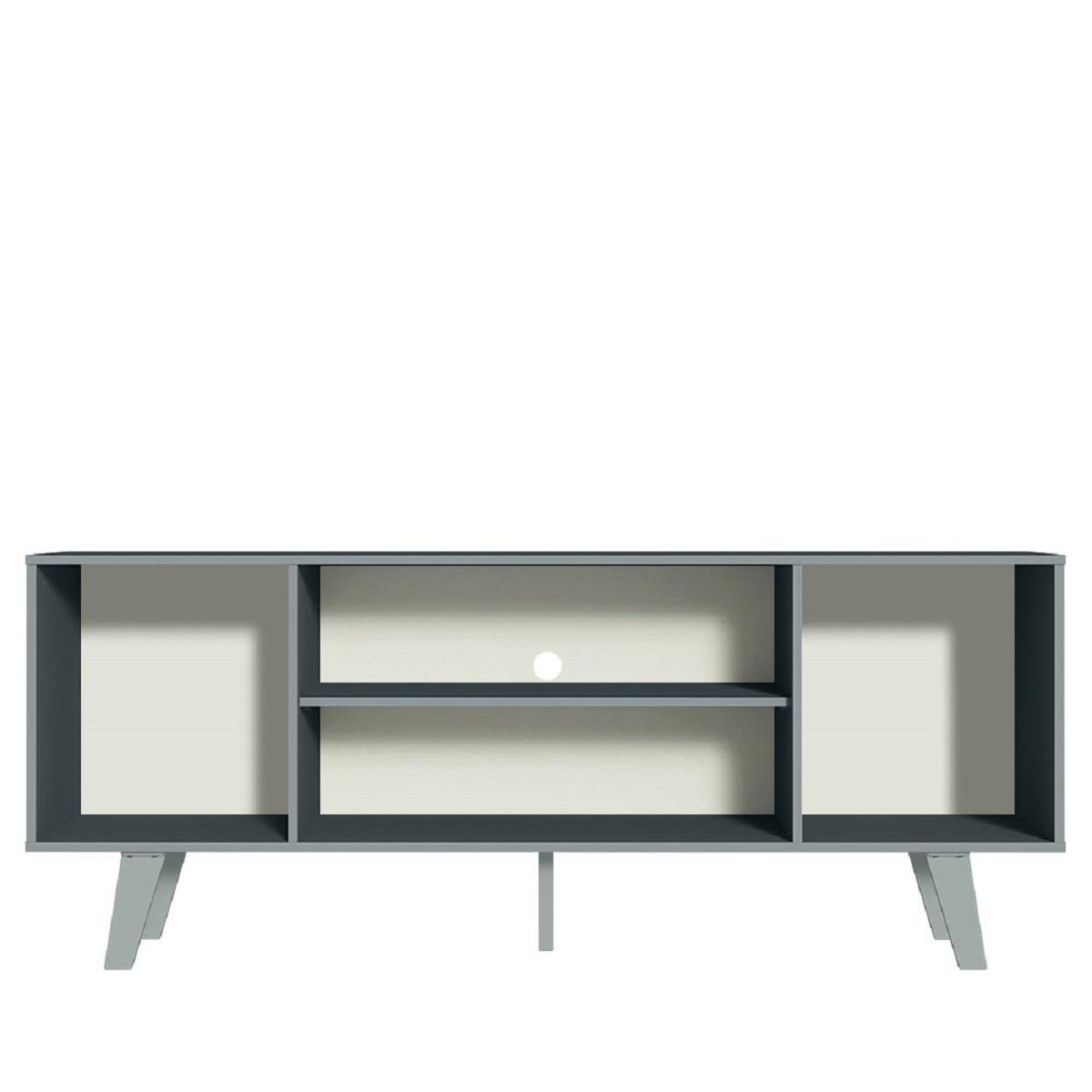 Foto 6 pulgar | Mueble para TV Alameda Madesa Copenhaguen 55'' color Gris