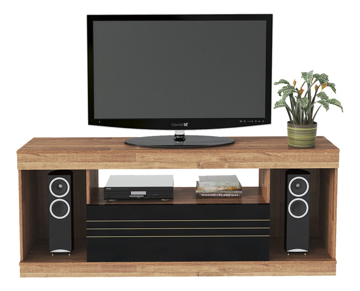 Foto 2 pulgar | Mesa De Tv Alameda Minimalista De Madera