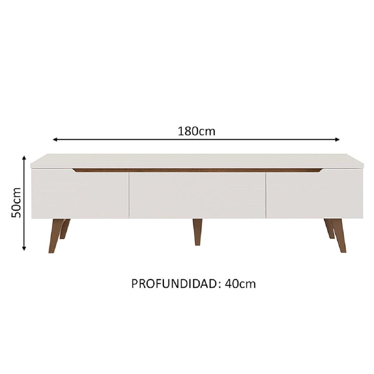 Foto 3 | Mueble Para Tv Madesa Reims Hasta 75'' color Blanco