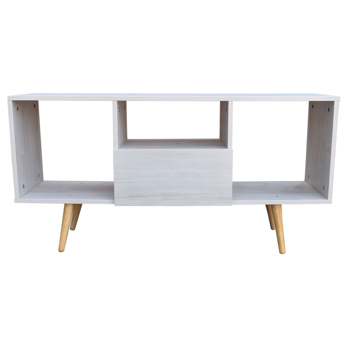 Mesa Para Tv Hogare Mónaco color Blanco