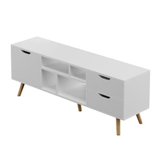 Foto 1 | Mesa para Tv Mubson Gali color Blanco