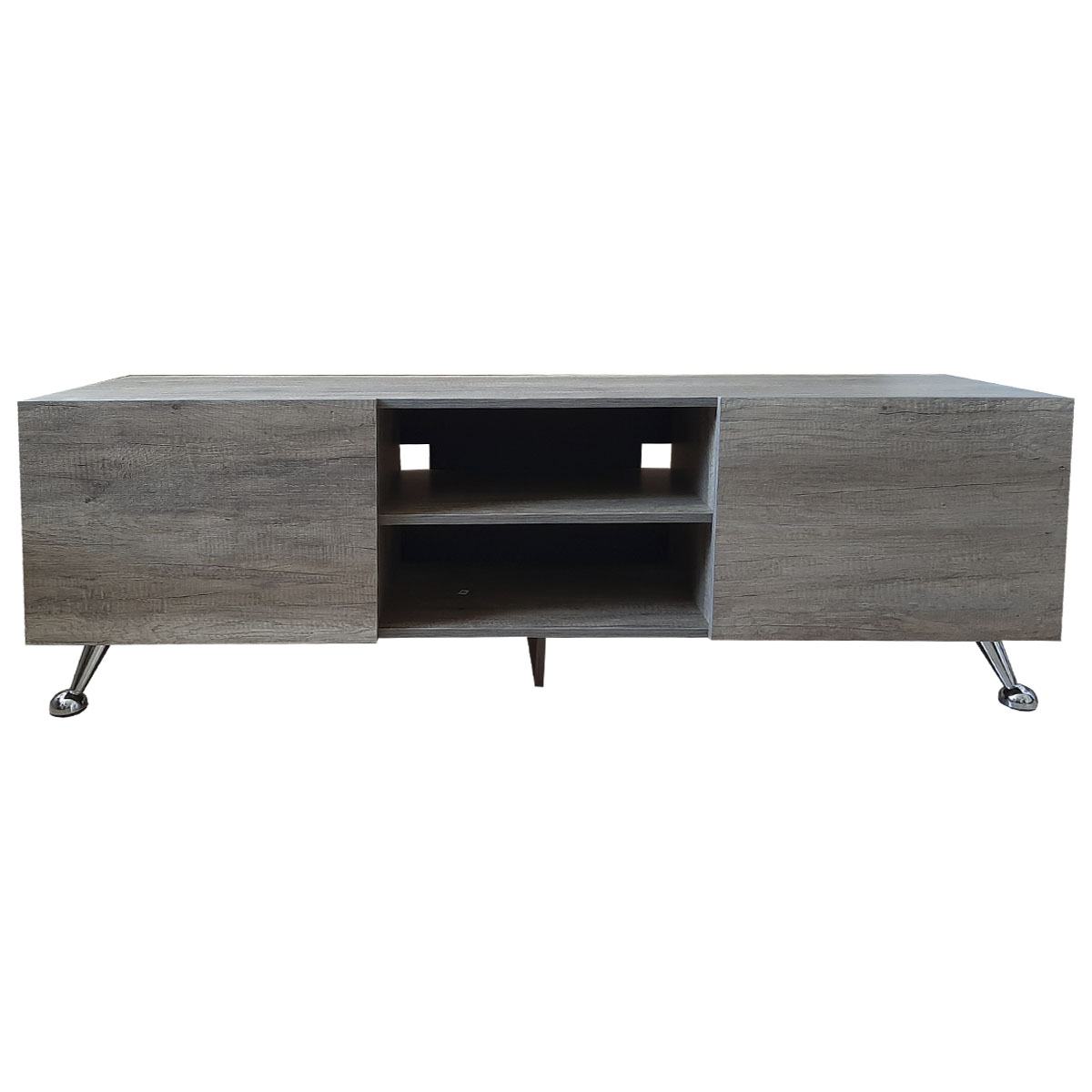 Mesa Para Tv Italy Hogare Rustik color Gris