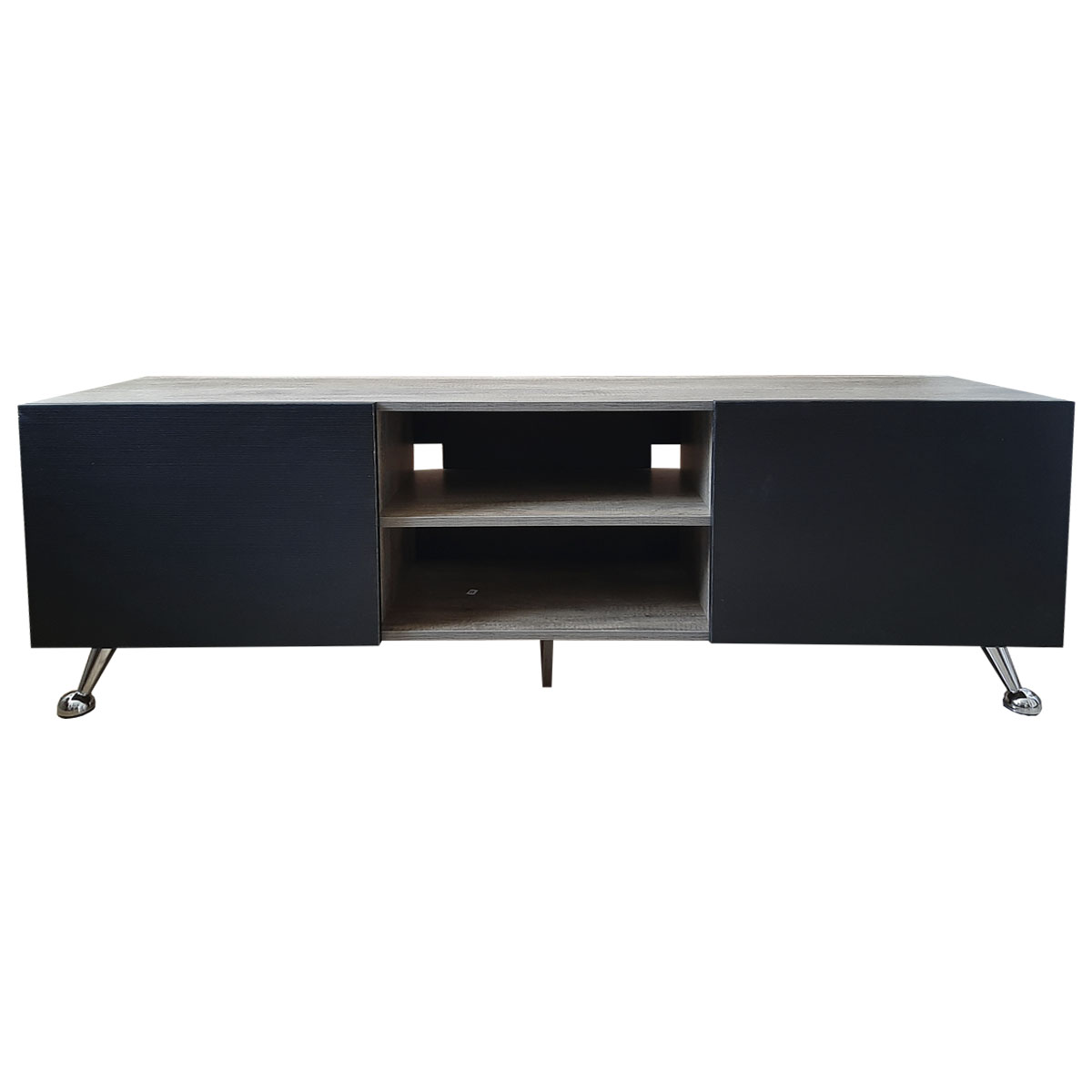 Mesa para TV Hogare Italy color Negro Rustik