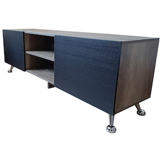 Foto 3 | Mesa para TV Hogare Italy color Negro Rustik