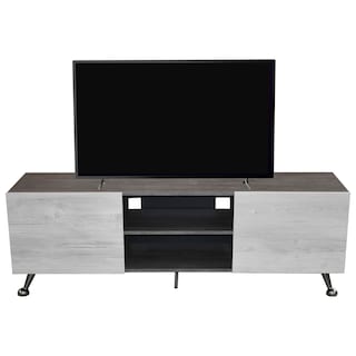 Foto 6 | Mesa Para Tv Italy Hogare color Gris con Blanco