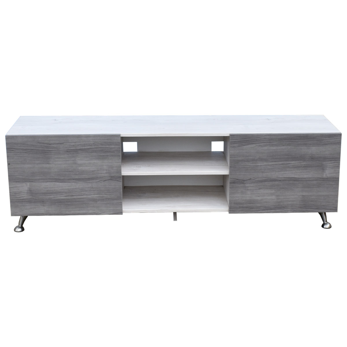 Mesa Para Tv Italy Hogare color Blanco con Gris