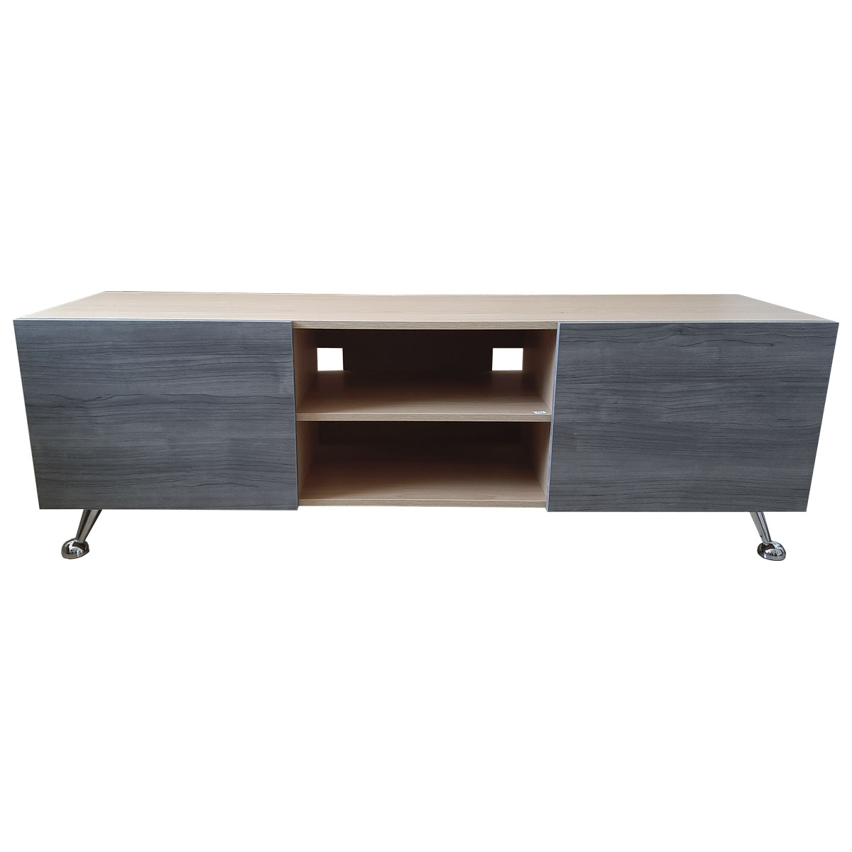 Mesa para TV Hogare Italy color Gris Roble