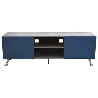 Foto 1 | Mesa para TV Hogare Italy color Gris/azul