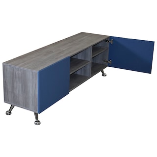 Foto 4 | Mesa para TV Hogare Italy color Gris/azul