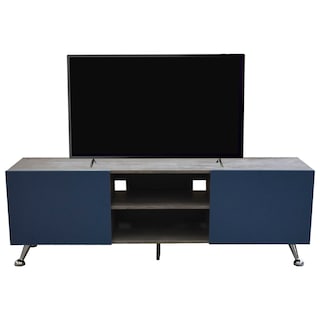 Foto 6 | Mesa para TV Hogare Italy color Gris/azul