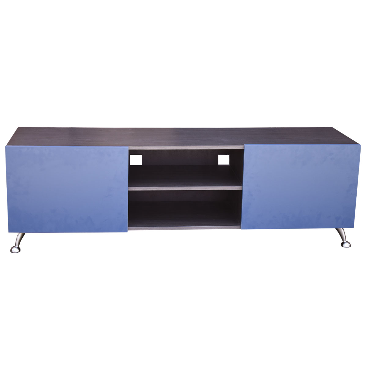 Mesa para TV Hogare Italy color Azul y Marrón