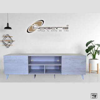 Foto 7 | Mesa para Pantalla Hogare Europa color Blanco